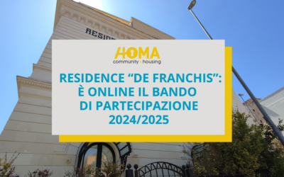 Residence De Franchis: è online il bando di partecipazione 24/25