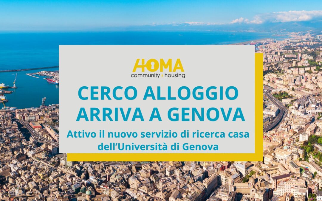 Cerco Alloggio arriva a Genova