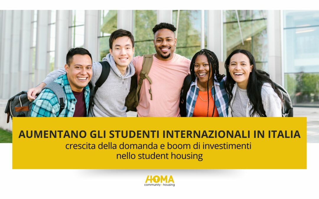 Studenti internazionali in Italia: crescita della domanda e boom di investimenti nello student housing