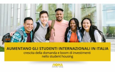 Studenti internazionali in Italia: crescita della domanda e boom di investimenti nello student housing