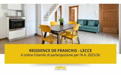 Homa e l’impegno per lo student housing in Italia: il Residence De Franchis di Lecce