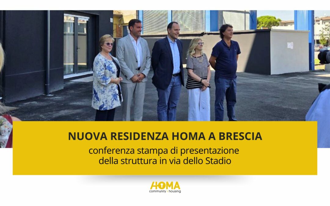 Nuova Residenza HOMA a Brescia: conferenza di presentazione in via dello Stadio