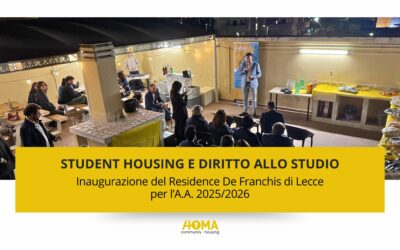 Student housing e diritto allo studio: Homa inaugura a Lecce il Residence De Franchis per l’A.A. 2025/2026