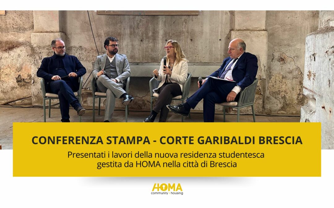 Al via i lavori di Corte Garibaldi, nuova residenza studentesca nella città di Brescia