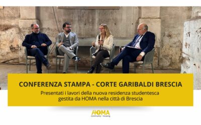 Al via i lavori di Corte Garibaldi, nuova residenza studentesca nella città di Brescia