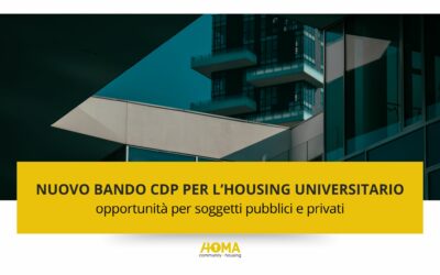 Pubblicato il nuovo Bando CDP per l’Housing Universitario nell’ambito del PNRR