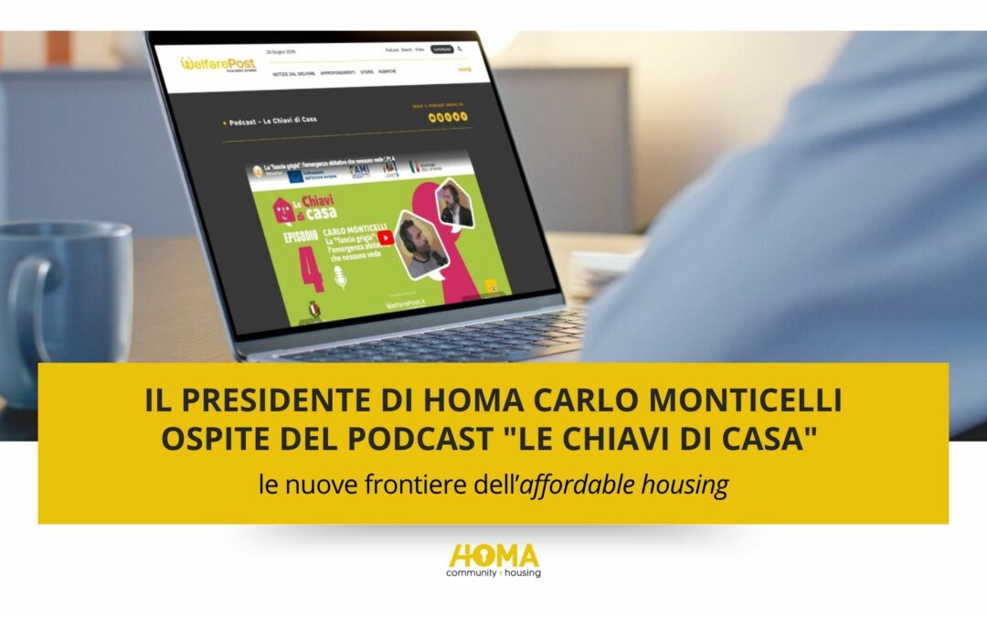 Abitare accessibile: il Presidente di HOMA ospite del podcast “Le Chiavi di Casa”.